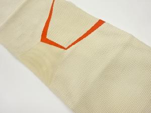 絽綴れ抽象模様織出し名古屋帯